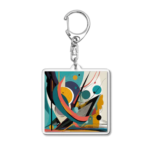 ガラクタアート風 Acrylic Key Chain