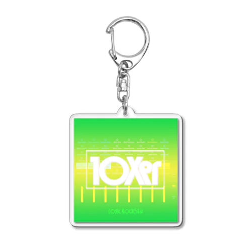 10Xer  Acrylic Key Chain