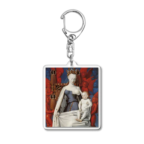 聖母子と天使たち / Virgin and Child Surrounded by Angels Acrylic Key Chain