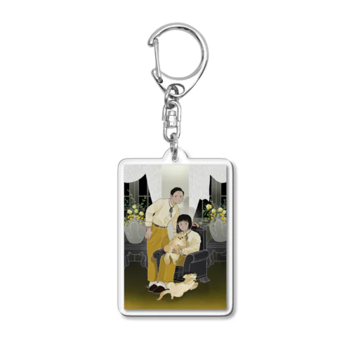 双子座 Acrylic Key Chain