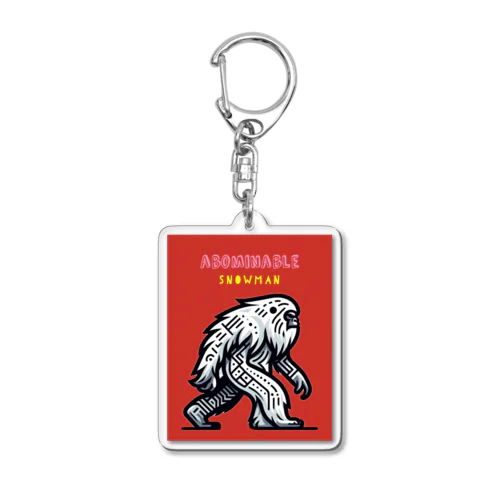 abominable snowman(赤) made by 作一 Acrylic Key Chain