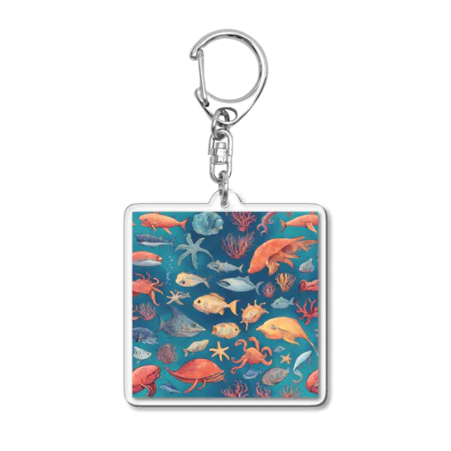 海洋生物 Acrylic Key Chain