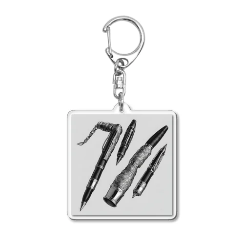 いろんなペン Acrylic Key Chain