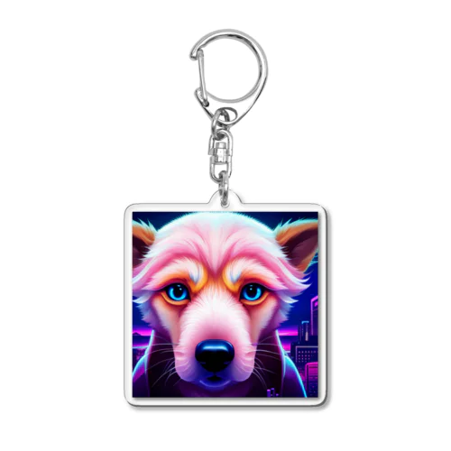 リアルな犬 Acrylic Key Chain