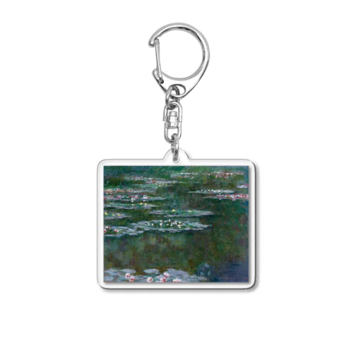 モネ「睡蓮②」　クロード・モネの絵画【名画】睡蓮シリーズ Acrylic Key Chain