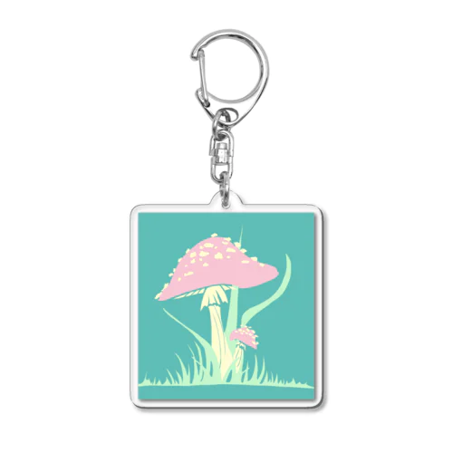 キノコシリーズ Acrylic Key Chain