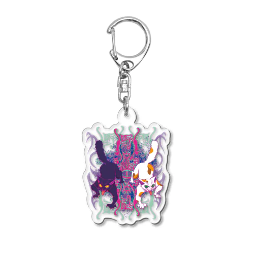 ノラネコ Acrylic Key Chain