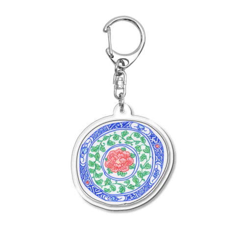 お皿柄 Acrylic Key Chain