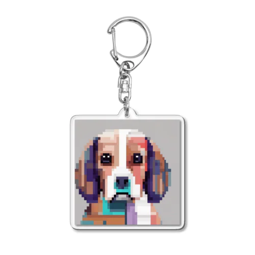 ドット絵ビーグル Acrylic Key Chain