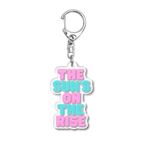 The sun's on the rise Acrylic Key Chain