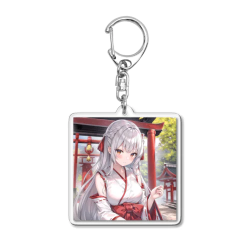 お稲荷ちゃん Acrylic Key Chain