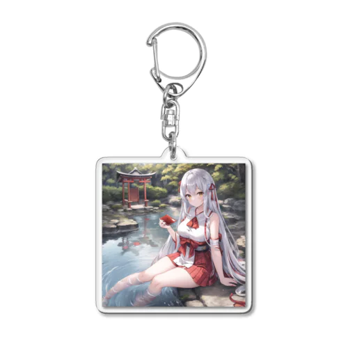 お稲荷ちゃん Acrylic Key Chain