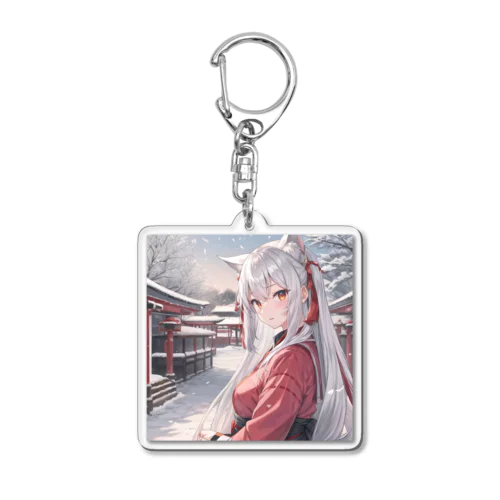 お稲荷ちゃん Acrylic Key Chain