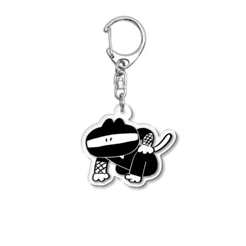 参上忍者ねこ🥷🐈 Acrylic Key Chain