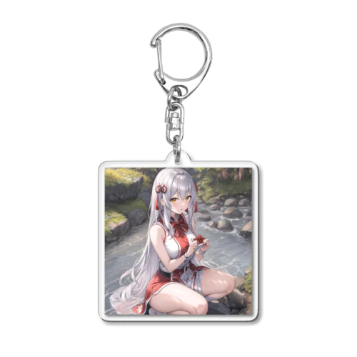 お稲荷ちゃん Acrylic Key Chain