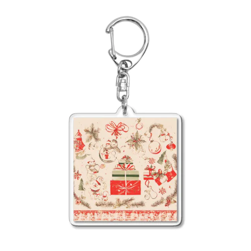 クリスマスプレゼント Acrylic Key Chain