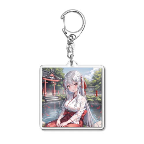 お稲荷ちゃん Acrylic Key Chain