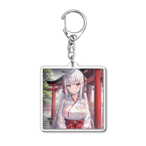 お稲荷ちゃん Acrylic Key Chain