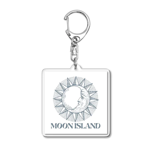 MOON ISLAND Acrylic Key Chain