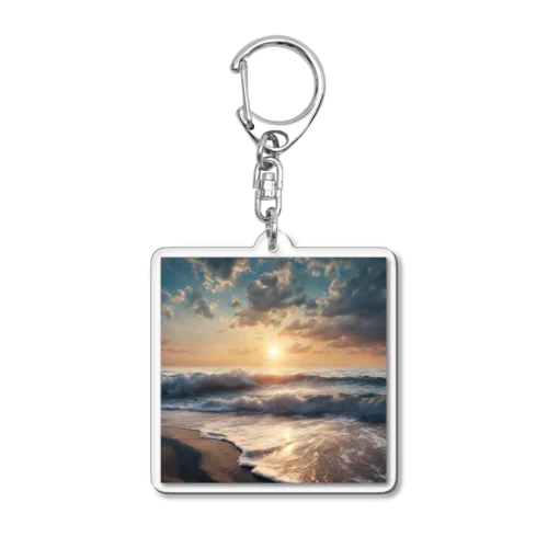 綺麗な海 Acrylic Key Chain