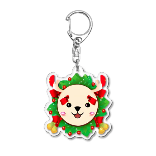 しあわせのトナカイくん Acrylic Key Chain