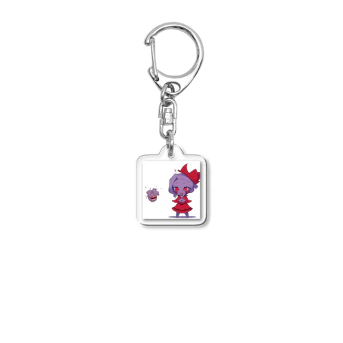 JK-004 Voodoo girl Acrylic Key Chain