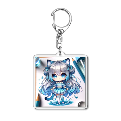 あいな(オリジナルAIキャラ) Acrylic Key Chain