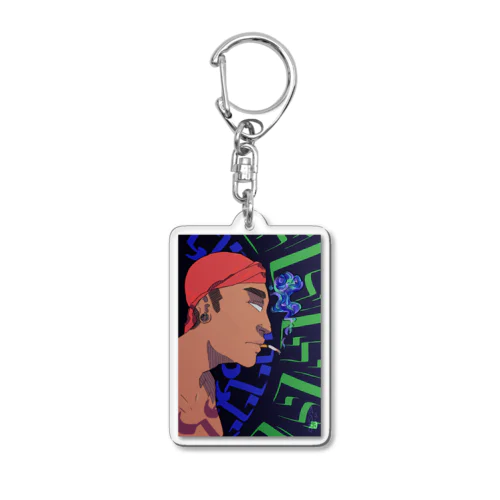 鬼ごっこ Acrylic Key Chain