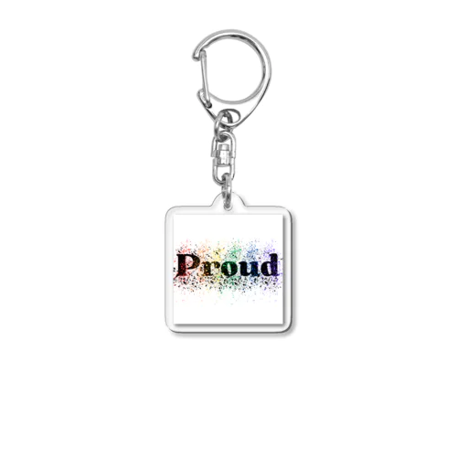 Proud Acrylic Key Chain