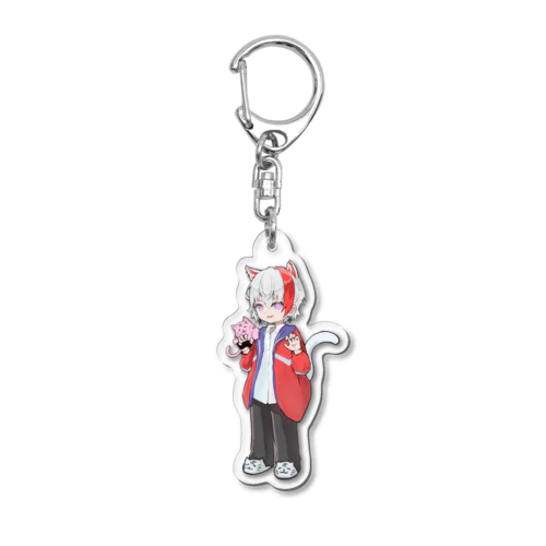 まんじまつりゅーのまじまんじぐっず Acrylic Key Chain