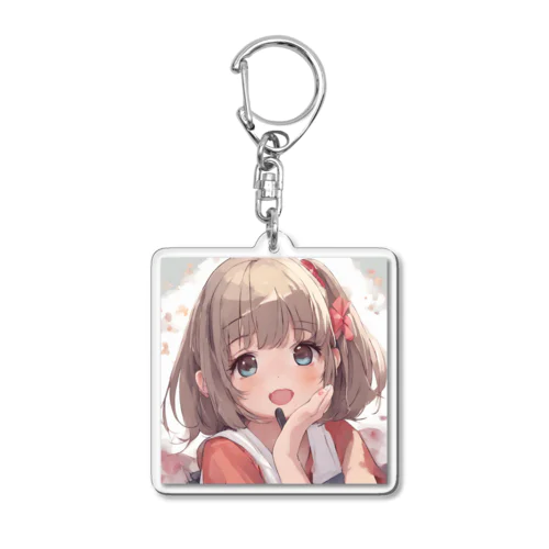 可愛い女の子イラストグッズ Acrylic Key Chain