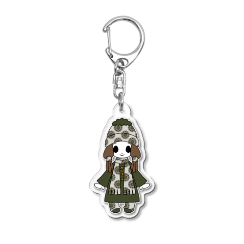 ぐるぐるちゃん-F Acrylic Key Chain