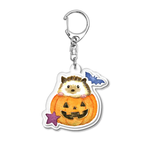 ハリネズミのハロウィン Acrylic Key Chain