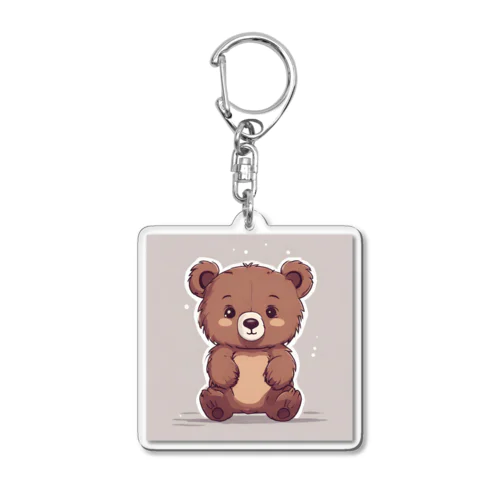 ほっこりクマグッズ Acrylic Key Chain