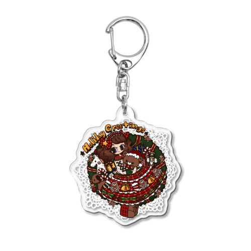 Holiday Greetings！🎄 Acrylic Key Chain