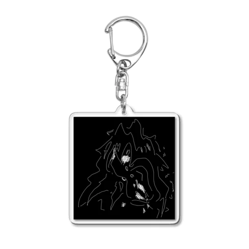 sad_girl Acrylic Key Chain