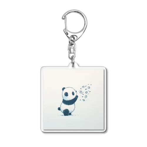 たそがれぱんだ Acrylic Key Chain