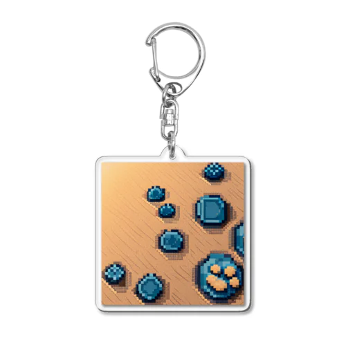 retrogame6 Acrylic Key Chain