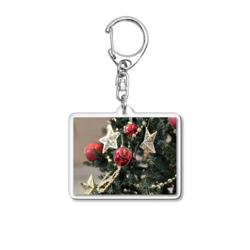 クリスマスツリーの飾り Acrylic Key Chain