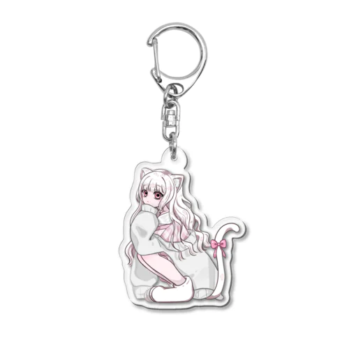 🤍🎀 Acrylic Key Chain