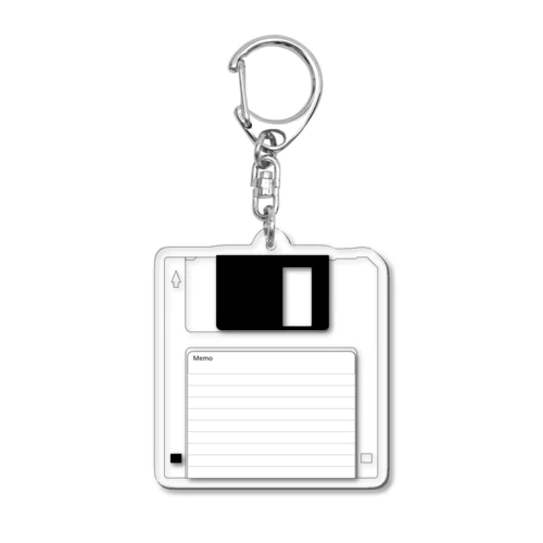 floppy disk 3.5inch アクリルキーホルダー