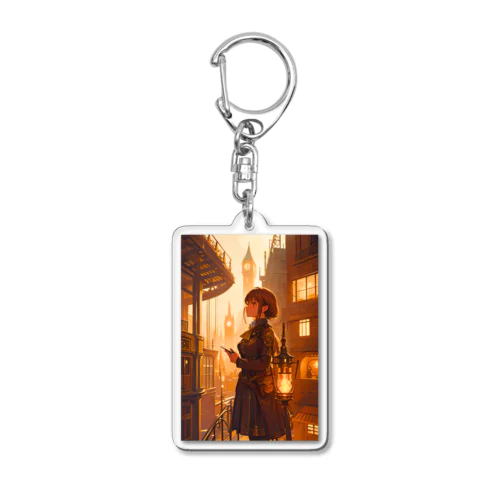 Steampunk Journey　〜ノスタルジア溢れる蒸気機関の世界の旅〜　No.2「Steampunk days」 Acrylic Key Chain