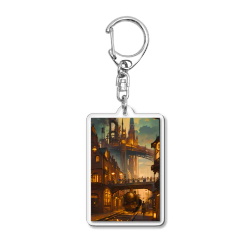 Steampunk Journey　〜ノスタルジア溢れる蒸気機関の世界の旅〜　No.1「Steampunk Journey」 Acrylic Key Chain