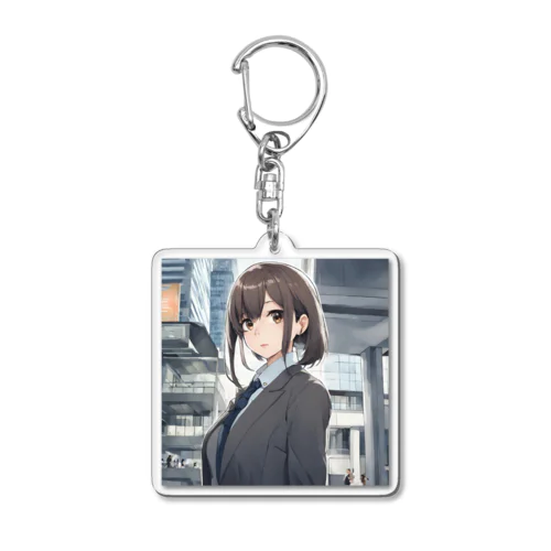 外回りOL Acrylic Key Chain