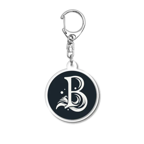 「B」 Acrylic Key Chain