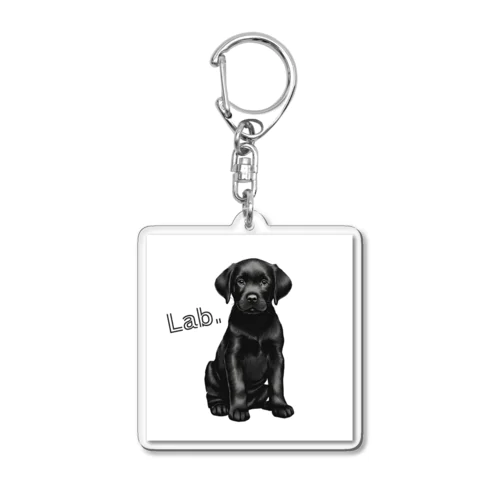 黒Lab.グッズ Acrylic Key Chain