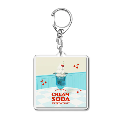 Blue Hawaii Cream Soda アクリルキーホルダー