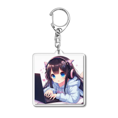 かわちいゲーム実況者 Acrylic Key Chain