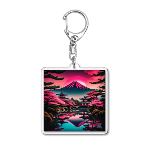 夕方 Acrylic Key Chain