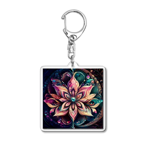 宝石の花 Acrylic Key Chain